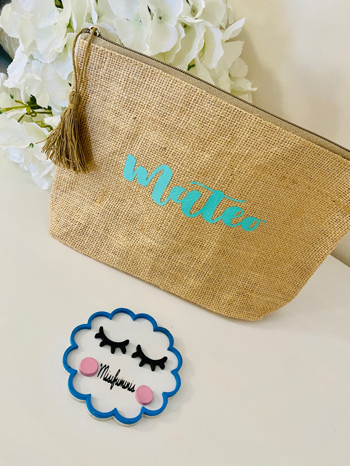 Neceser de Rafia Personalizado - Práctico, Elegante y Exclusivo